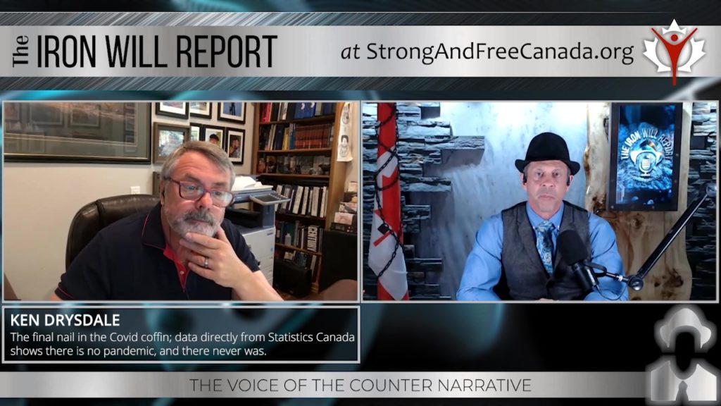 Interview with Ken Drysdale Stats Can proves there is no pandemic_1_Moment